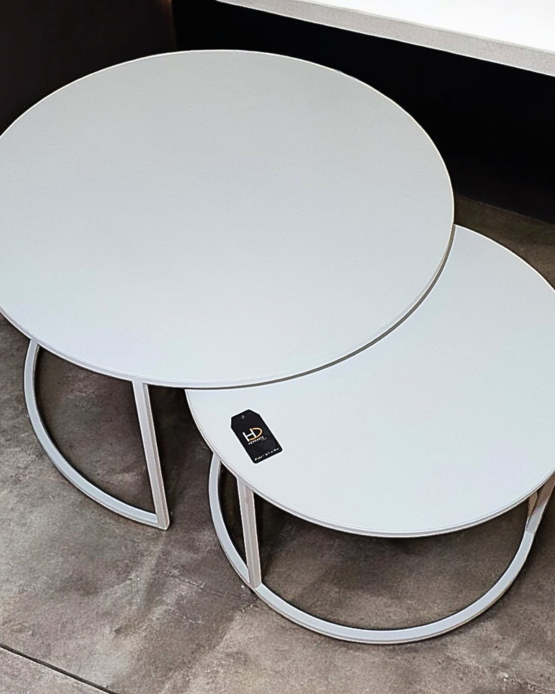 Mesas redondas nido LINA S (conjunto chico) - Imagen 3